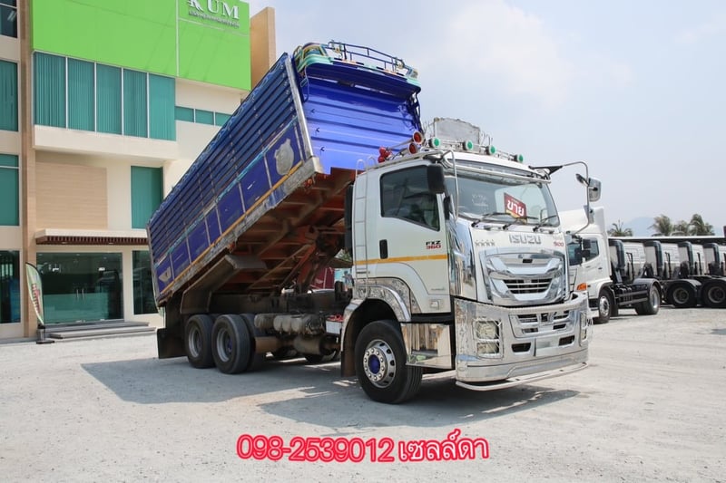 สิบล้อดั๊มเกษตร ￼Isuzu FXZ360 แรง ปี65(5346)