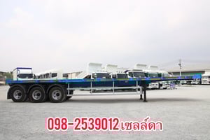  หางพื้นเรียบ สามเพลา อู่  CIMC ปี 2564(8294)