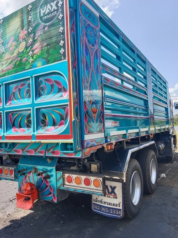 สิบล้อดั้มพ่วงแม่ลูก Hino FM1A 344 ปี67 (5491,5492)