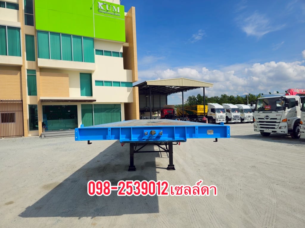 หางพื้นเรียบ สามเพลา  อู่ RCK ปี 2561(4437)