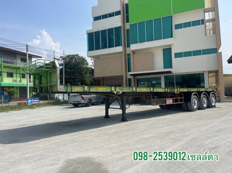 หางพื้นเรียบ สามเพลา อู่ BPT ปี 2558(7339)