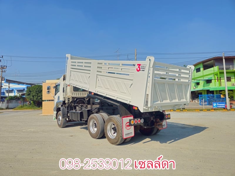 สิบล้อดั้มพ์กระบะสามมิต  ISUZU FXZ 360 ปี 2556(2374)