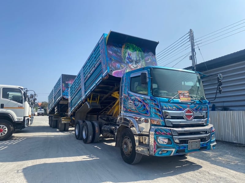 สิบล้อดั้มพ์  HINO FM1A 344 แรง ปี 2567(5491,5492)