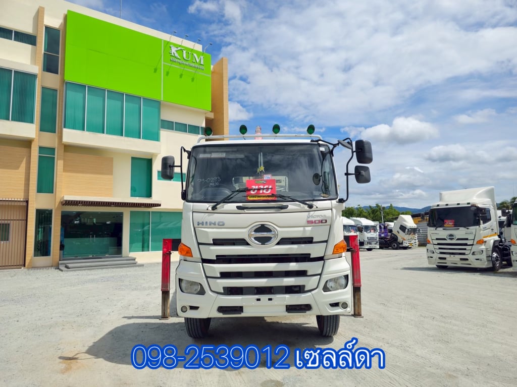 สิบล้อหัวลากติดเครน HINO FM1A 344 แรง ปี 2562(0293) สิบล้อหัวลากติดเครน HINO FM1A 344 แรง ปี 2562(0293)
