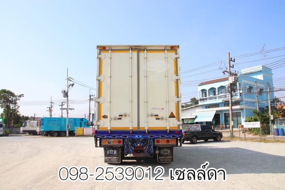 👉ป้ายแดงมือเดียว ไม่มีชนหนัก  สิบล้อตู้สิบบาน (6127)