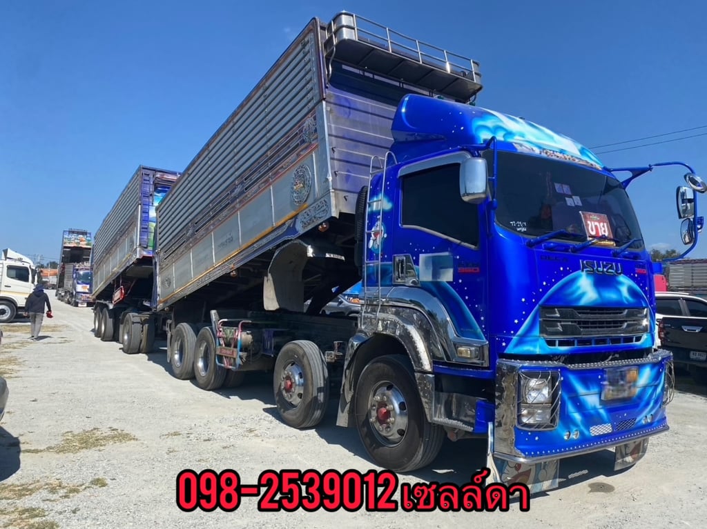 สิบสองล้อคอกเกษตรแท้ Isuzu FYH360 แรง ปี57 อู่ ส.สมบัติ(2501,2502)