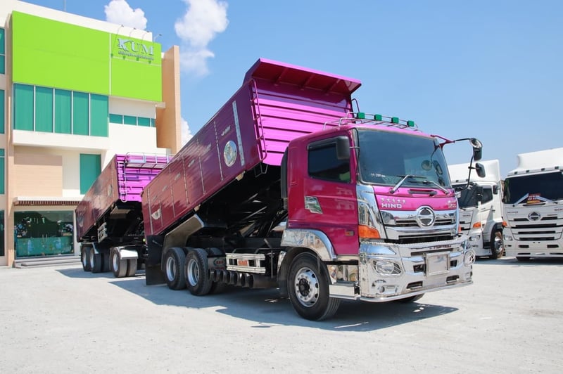 น้องม่วง💜💜 Hino FM2P380 ปี65(2089,2090)