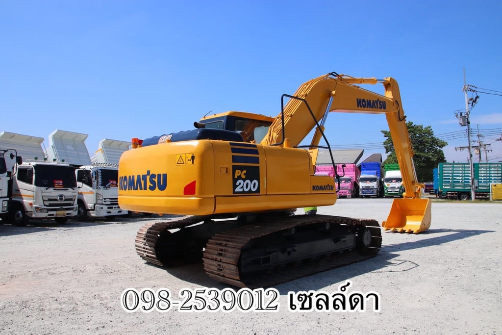 รถแบ็คโฮ KOMATSU PC200-7 ปี 2548 150 แรง ไฟฟ้าครบ (4599) รถแบ็คโฮ KOMATSU PC200-7 ปี 2548 150 แรง ไฟฟ้าครบ (4599)