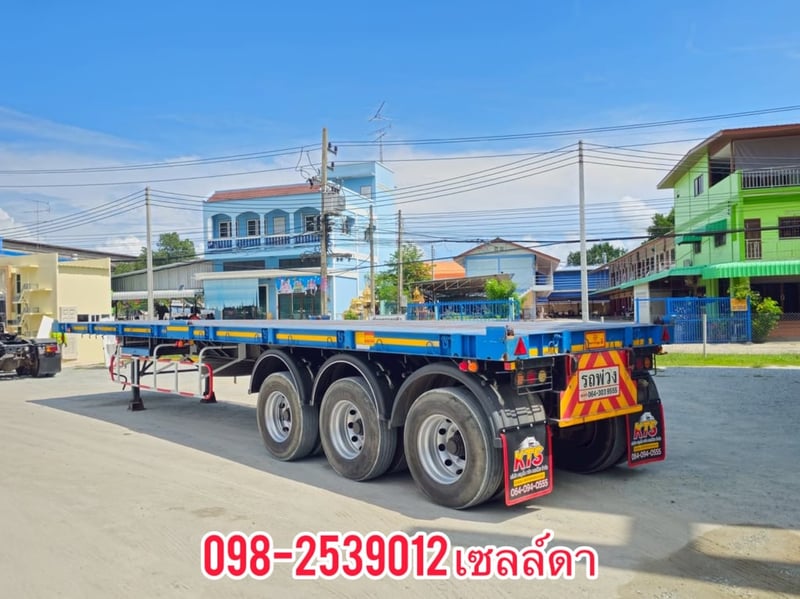 หางพื้นเรียบ สามเพลา อู่ WAFA ปี 2565(5439)