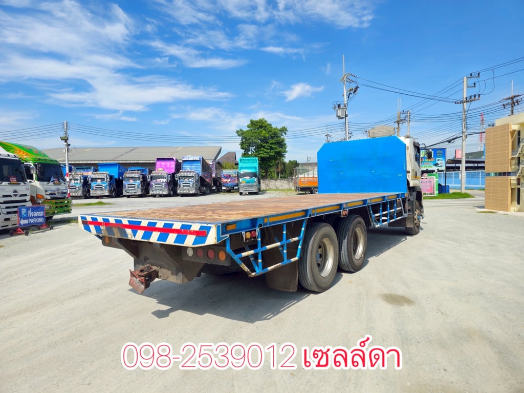 สิบล้อพื้นเรียบ ISUZU FVM 240 แรง ปี 2561(1517)
