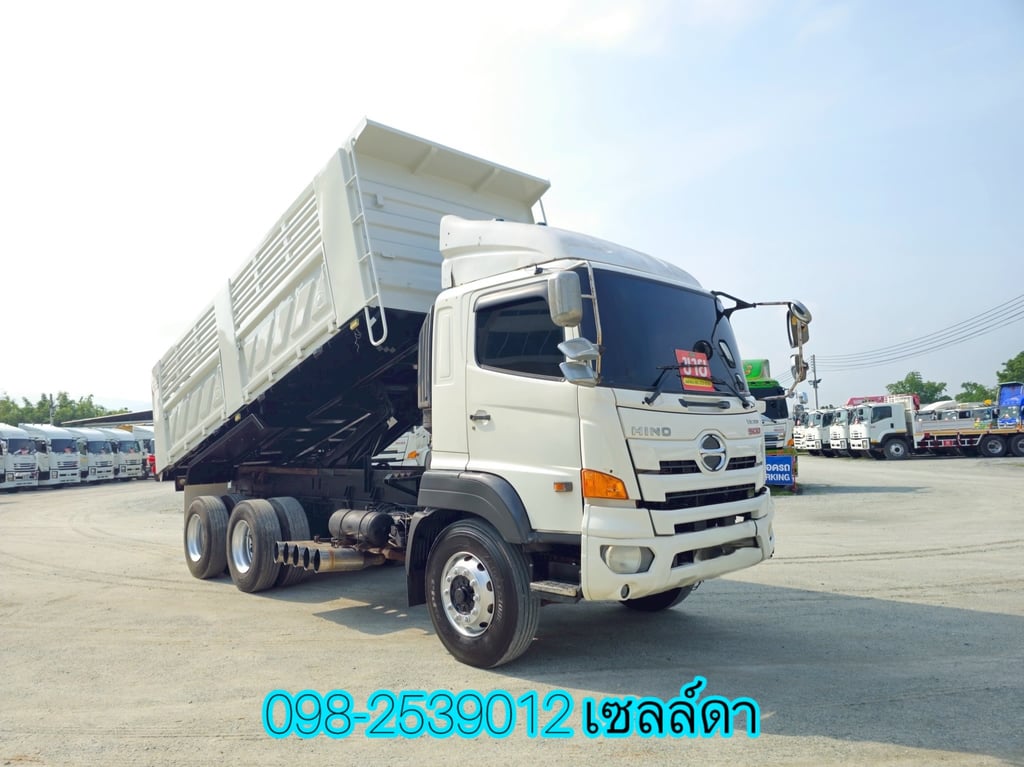 สิบล้อดั้มพ์สามมิตแท้  HINO  FM1A 344 แรง ปี 2559(3775)
