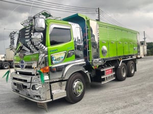 💚น้องเขียวนังโสดอยู่นะคะ💚😎 Hino FM1A344 ปี66(5902)