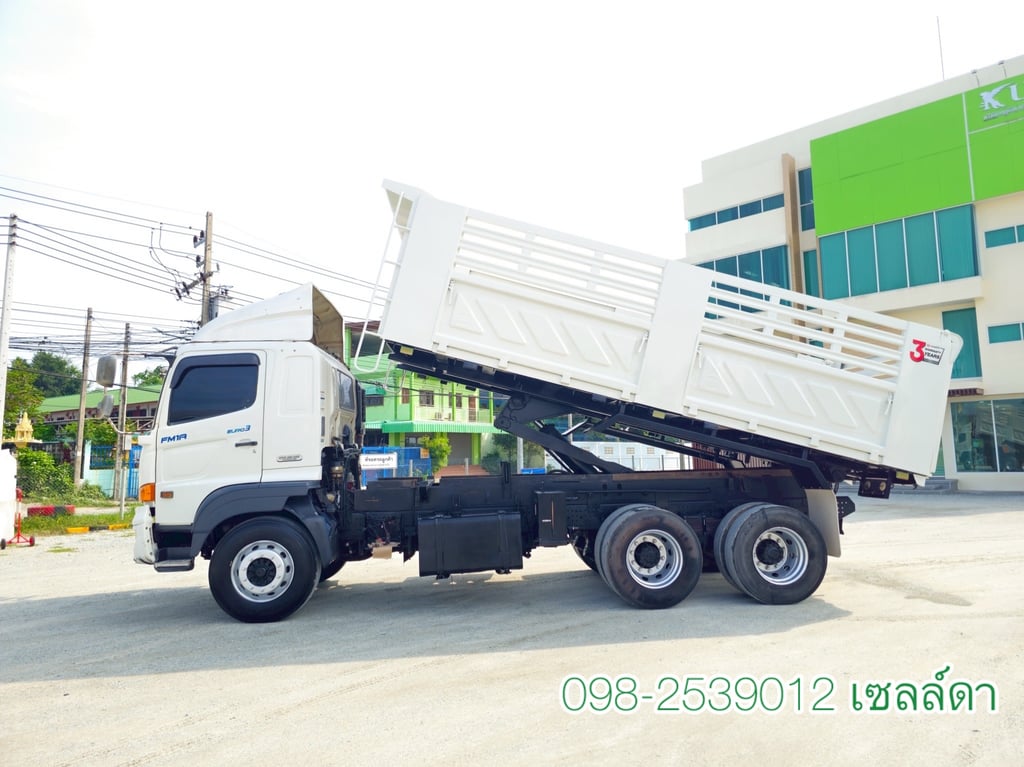 สิบล้อดั้มพ์  HINO  FM1A 344 แรง ปี 2559(3775)