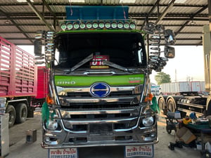 💚น้องเขียวนังโสดอยู่นะคะ💚😎 Hino FM1A344 ปี66(5902)