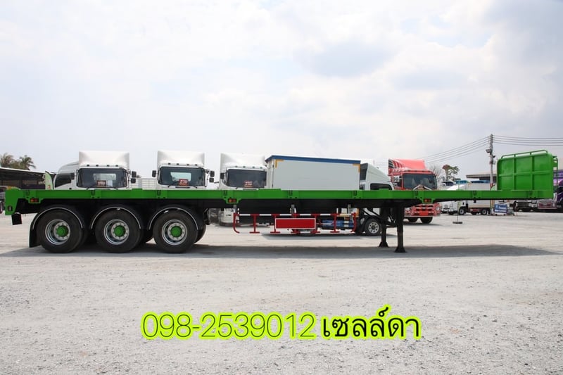 👉 หางพื้นเรียบ สามเพลา อู่ ส.สมบัติ ปี 2561(5529)