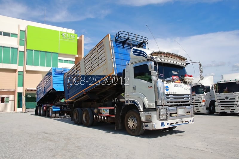 💙🤍สิบล้อดั้มแม่ลูก Isuzu FXZ360 ปี65 (2235,3088) 💙🤍สิบล้อดั้มแม่ลูก Isuzu FXZ360 ปี65 (2235,3088)