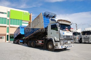💙🤍สิบล้อดั้มแม่ลูก Isuzu FXZ360 ปี65 (2235,3088) 💙🤍สิบล้อดั้มแม่ลูก Isuzu FXZ360 ปี65 (2235,3088)
