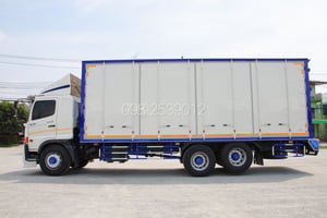 🔥ฟรียางใหม่ 10เส้น 🔥ฟรีเก็บงานสวย อู่BBC สิบล้อตู้สิบบาน HINO FG8J 240 แรง ปี 2565(4820)
