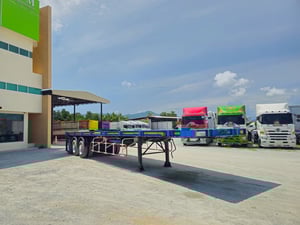 หางพื้นเรียบ สามเพลา อู่ WAFA ปี 2565 (5439)