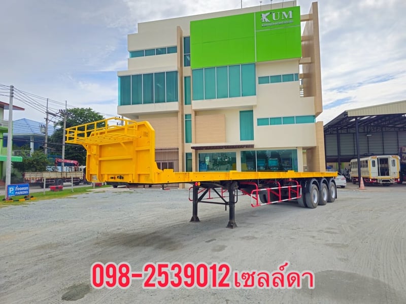 หางพื้นเรียบ สามเพลา  อู่ WAFA  ปี 2563(6112)