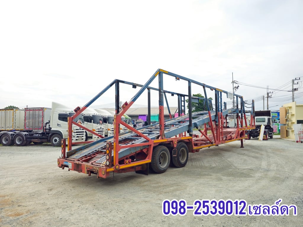 👉หางบรรทุกรถยนต์ สองเพลา อู่ RCK ปี 2554(2404)