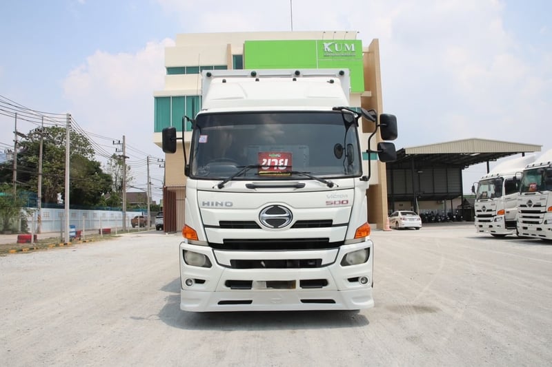 💥ฟรีเก็บงานสวย อู่BBC 💥ฟรียางใหม่ 2เส้น สิบล้อตู้สิบบาน HINO FL8J 260 แรง ปี 2561(2717)