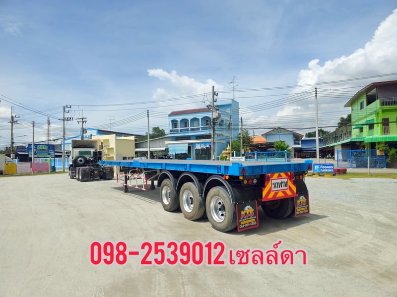 หางพื้นเรียบ  สามเพลา  อู่ WAFA  ปี 2565(8655)