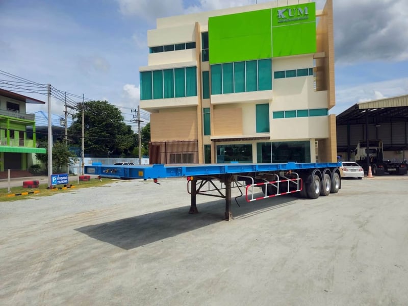 หางพื้นเรียบ  สามเพลา  อู่ WAFA  ปี 2565 (8655)