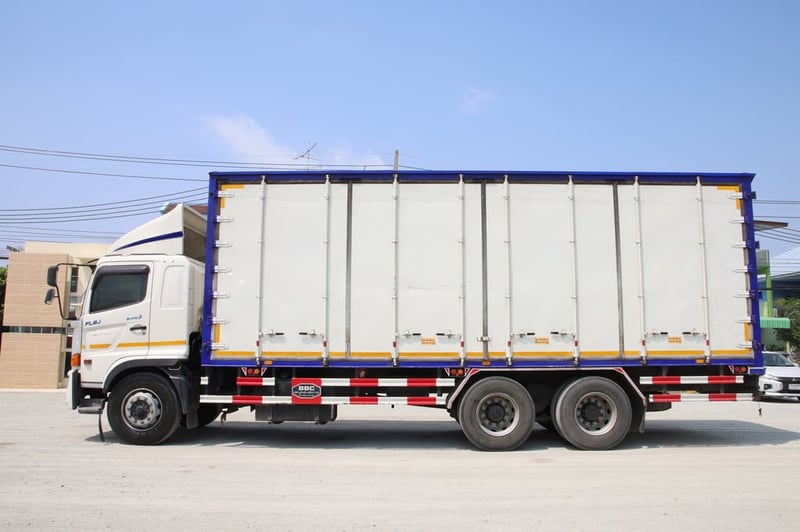 🚨ฟรียางใหม่ 10เส้น 🚨ฟรีเก็บงานสวย อู่BBC สิบล้อตู้สิบบาน HINO FL8J 260 แรง ปี 2566 (1698)