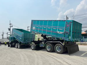 🩵สิบล้อดั้มพ์แม่ลูก🩵 ISUZU FXZ 360 แรง ปี 2565(1245,1246)