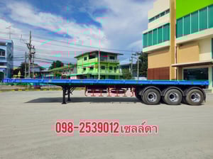 หางพื้นเรียบ สามเพลา  อู่ RCK ปี 2561(4437)