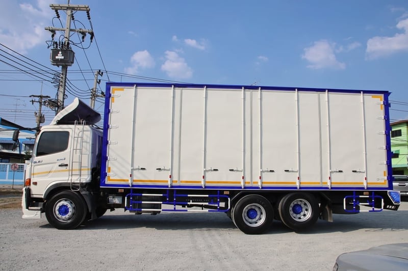 💥ฟรี เปลี่ยนยางใหม่ 10เส้น💥 สิบล้อตู้สิบบาน HINO FG8J 240 แรง ปี 2565 (4820)