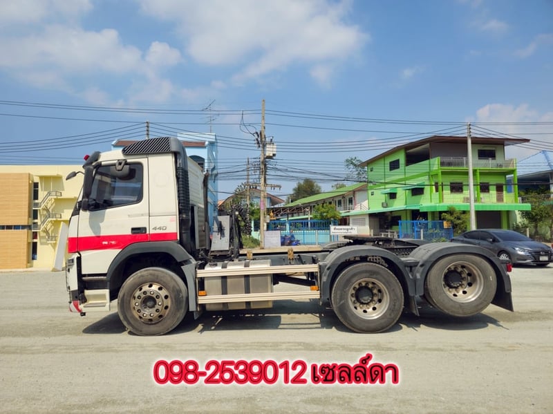 สิบล้อหัวลากเพลาเดียว Volvo FM440 ปี61(3692)