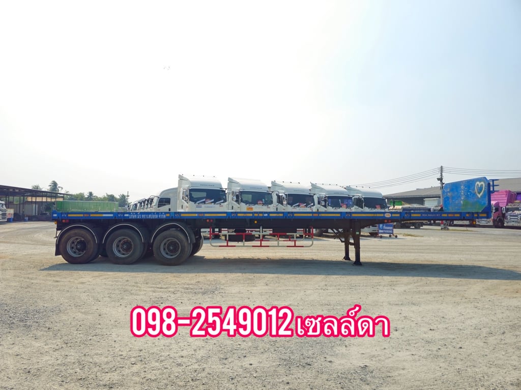  หางพื้นเรียบ สามเพลา อู่ RCK ปี 2565 (5249)