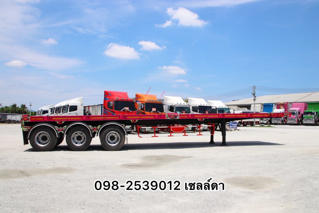 หางพื้นเรียบ สามเพลา อู่เดอะซัน ปี 2565(0376)