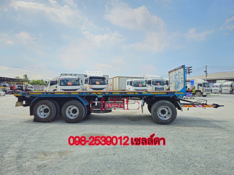 👉 หางพ่วงพื้นเรียบ สามเพลา อู่ ซุ่นชัย ปี 2559 (2767)