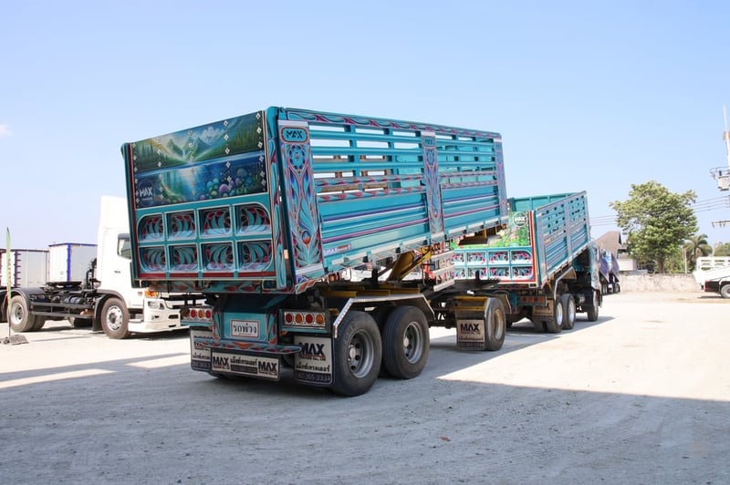 สิบล้อดั้มพ่วงแม่ลูก Hino FM1A 344 ปี67 (5491,5492)