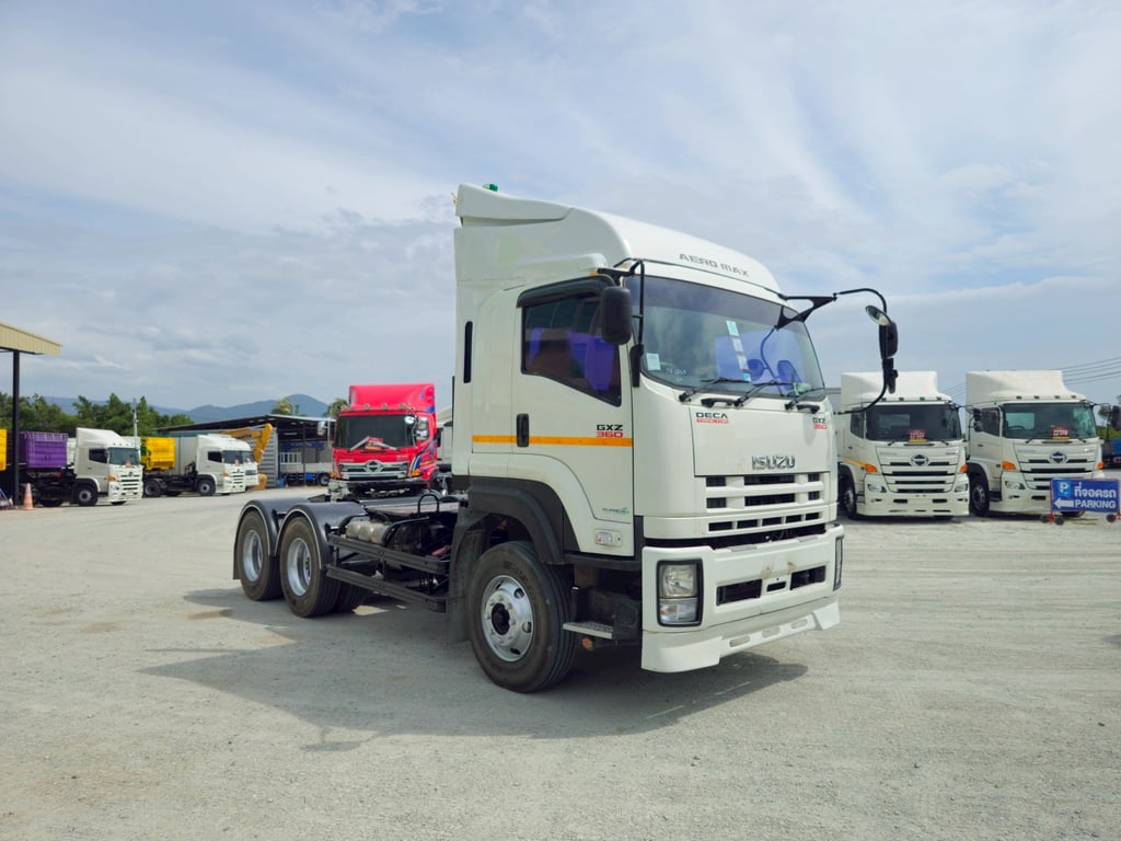 สิบล้อหัวลาก ISUZU  GXZ 360  แรง  ปี 2555(6863)