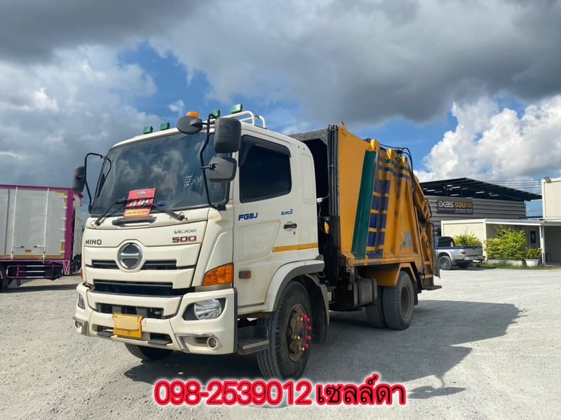 🚨รถหกล้อบรรทุกขยะ  HINO FG8J 240 แรง ปี 2566(4039)