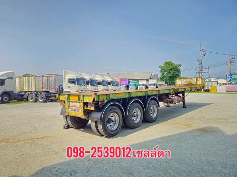 หางพื้นเรียบ สามเพลา อู่ BPT ปี 2558(7339)