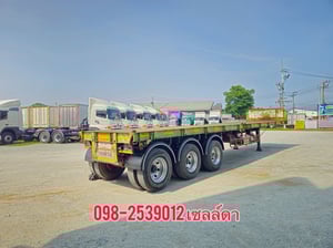 หางพื้นเรียบ สามเพลา อู่ BPT ปี 2558(7339)