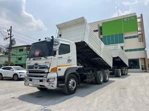 🔥ฟรีเก็บงานให้ 🔥ฟรียางใหม่ 2เส้น สิบล้อดั้มพ์ HINO  FM1A 344 แรง ปี 2560(2539,3778)