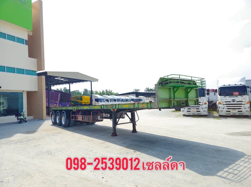 หางพื้นเรียบ สามเพลา อู่ BPT ปี 2558(7339)