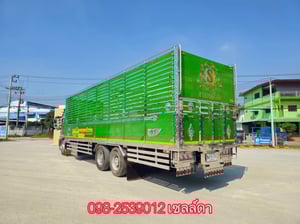 💚 สิบล้อคอก ￼ พื้นสแตนเลส ยาว9.95 มือเดียวป้ายแดง ไมล์15,xxx-￼￼ HINO FL8J 260 แรง ปี 2566(5115)