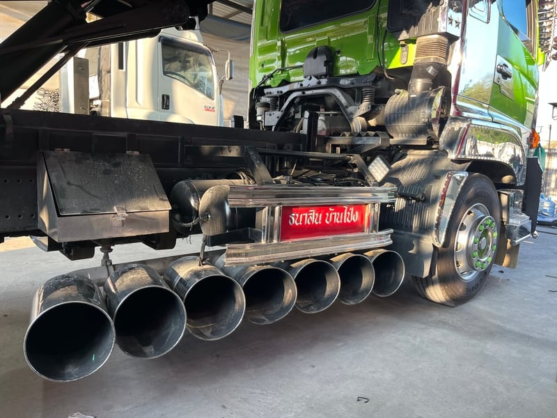 💚น้องเขียวนังโสดอยู่นะคะ💚😎 Hino FM1A344 ปี66(5902)