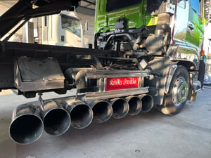 💚น้องเขียวนังโสดอยู่นะคะ💚😎 Hino FM1A344 ปี66(5902)