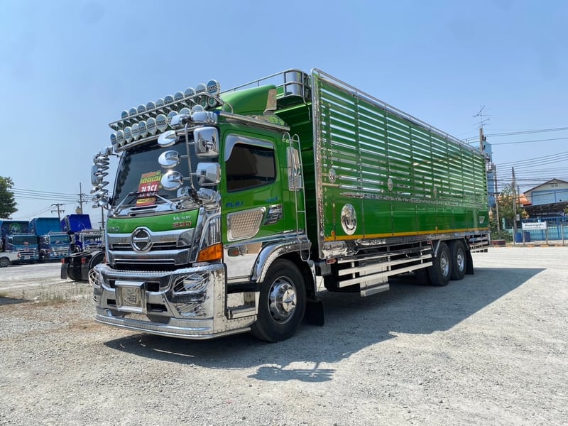 💚สิบล้อคอก HINO FL8J 260 ปี 66 สภาพนางฟ้าในราคามือสอง(5115)
