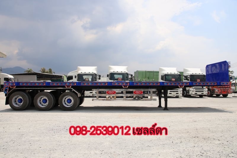 🔥 หางพื้นเรียบ สามเพลา อู่ CTT ปี 2565 (1885) 🔥 หางพื้นเรียบ สามเพลา อู่ CTT ปี 2565 (1885)