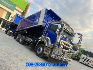 ☎️สิบล้อดั้มพ์ พ่วงเเม่ลูก ปี 66 ISUZU FXZ  360 แรงม้า (5236,5237)  