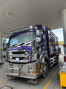 🚨รถใหม่ป้ายแดงในราคามือสอง🚨 เลขไมล์ 1,155-  สิบล้อดั้มพ์ ISUZU FXZ 360 แรง ปี 66  หางดั้มพ์ สามเพลา อู่เดอะฟีนิกซ์ ปี 66 (2533 2310)